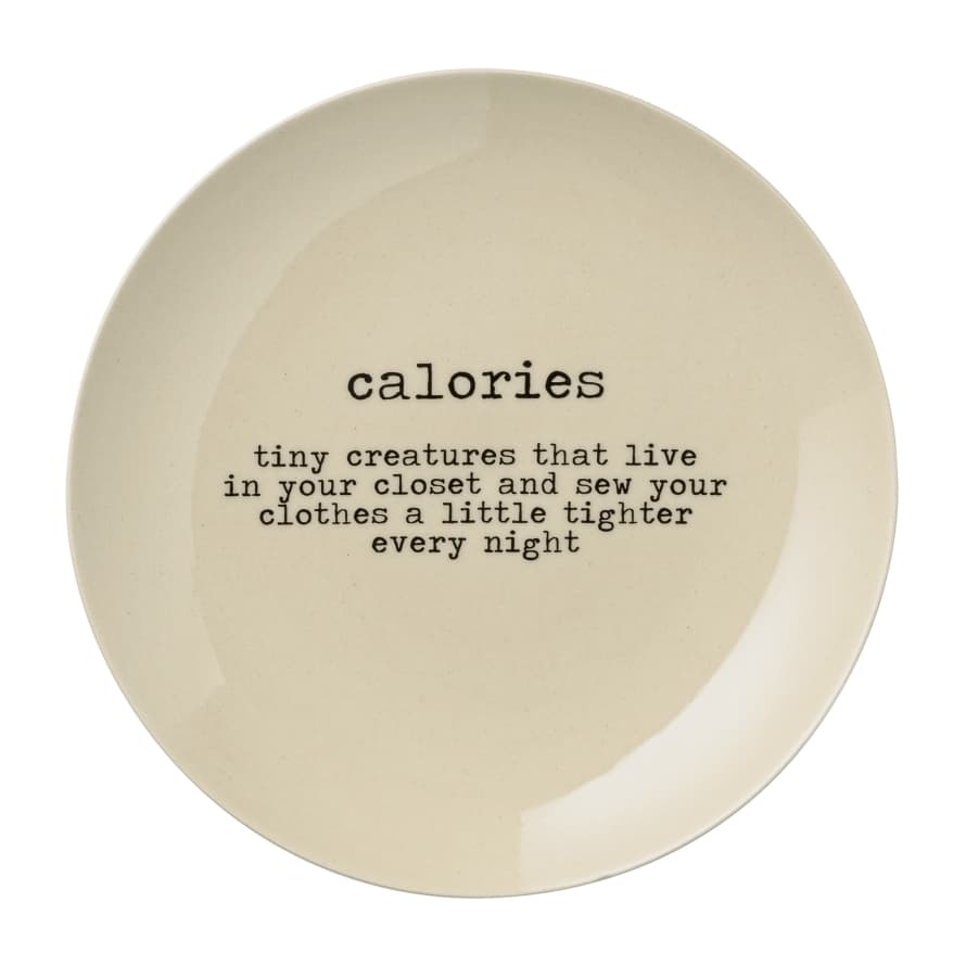 Bloomingville Calories Plate