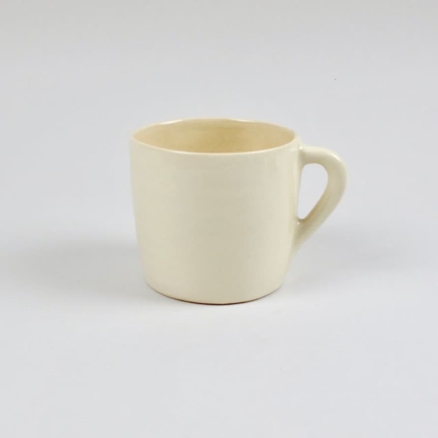 Brickett Davda Milk White Handmade Cup