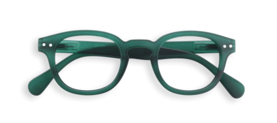 IZIPIZI Frame Shape C Reading Glasses in Green Crystal