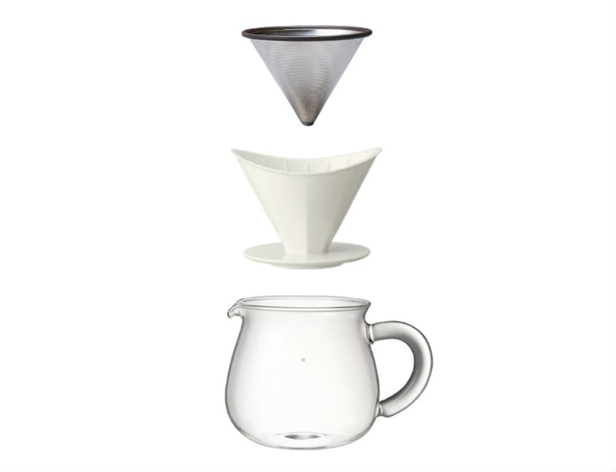 Kinto Set Of 2 Slow Coffee Server Cup 