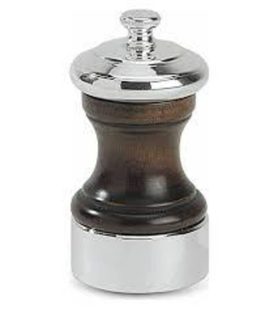 Peugeot Palace Silver Plated Polished Wood 10 Cm Pepper Mill