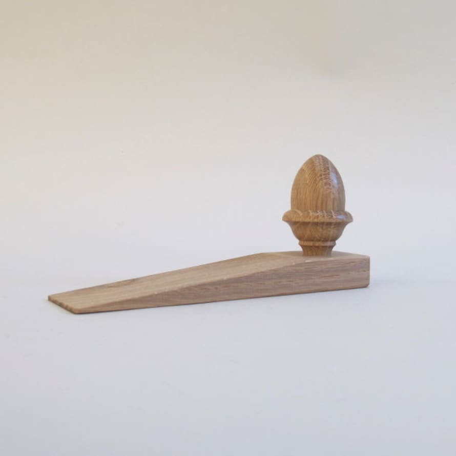 Creamore Mill Oak Acorn Door Stop