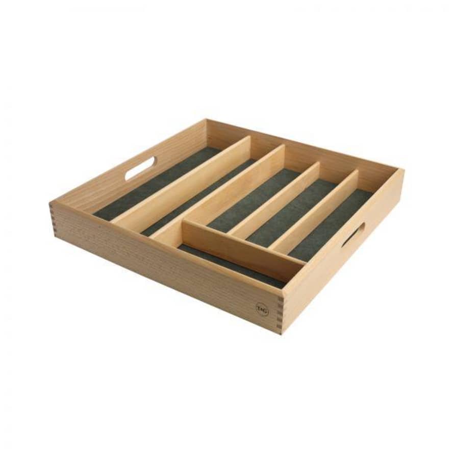 T&G Size Beech Cutlery Tray Drawer 