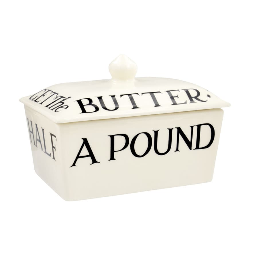 Emma Bridgewater Black Toast Small Butter Dish