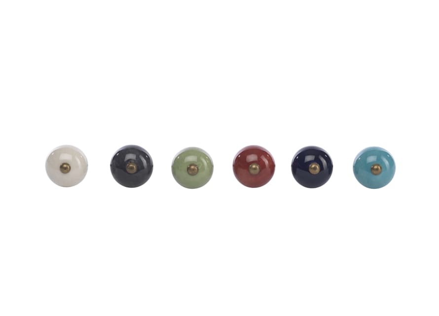 Nkuku Kitu Ceramic Knobs 