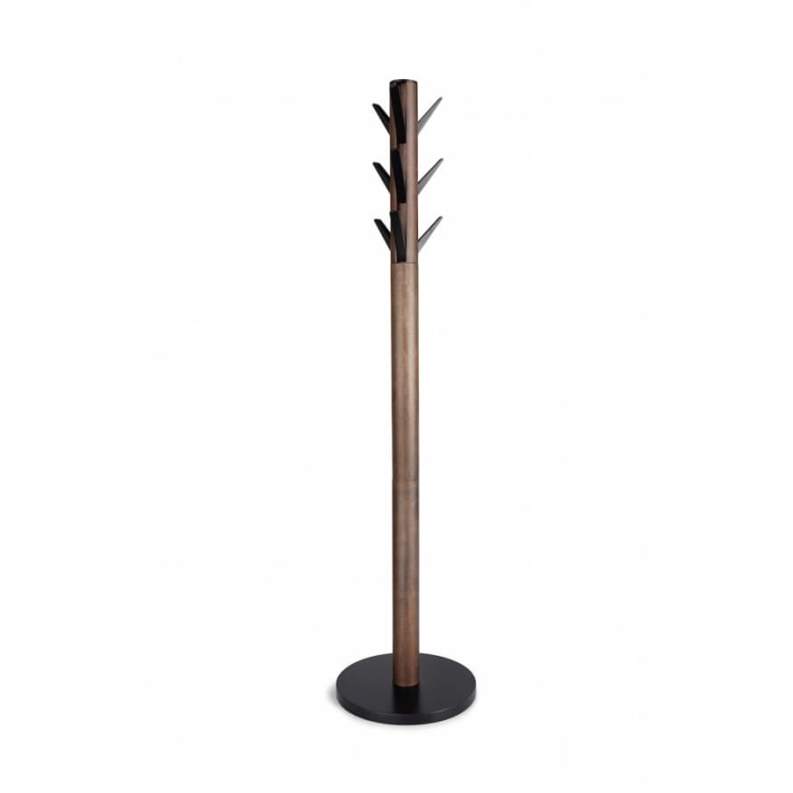 Umbra Black & Walnut Flapper Coat Stand