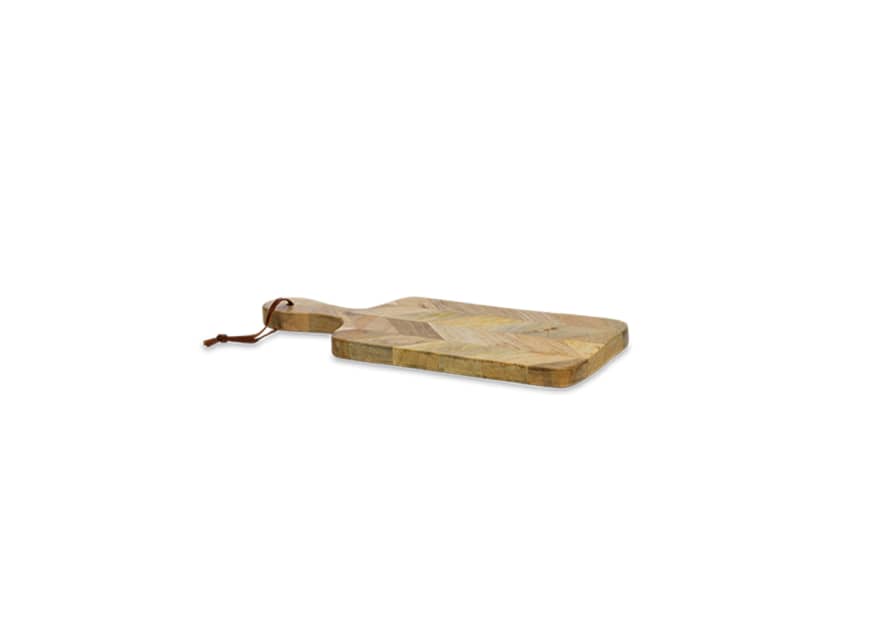 Herringbone Mango Wood Chopping Board - Small