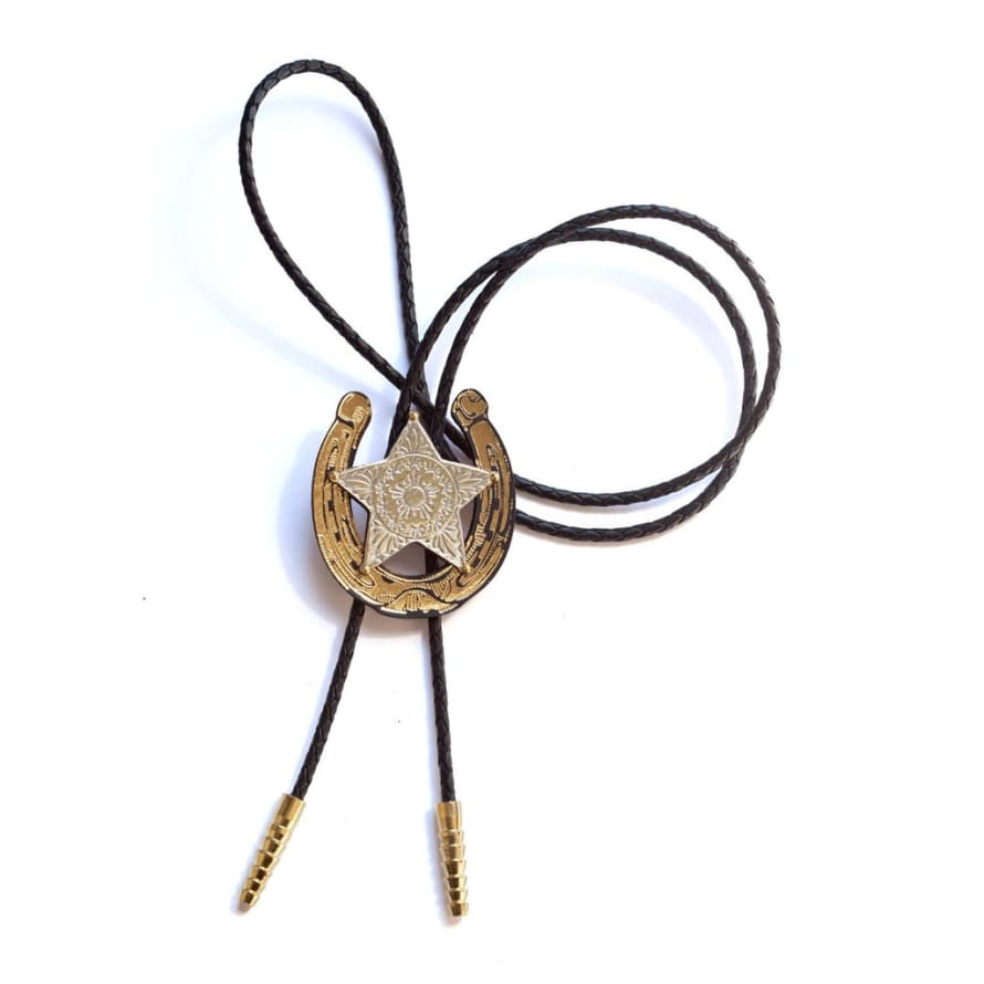 Rosita Bonita  Sheriff Shield Bolo Necklace