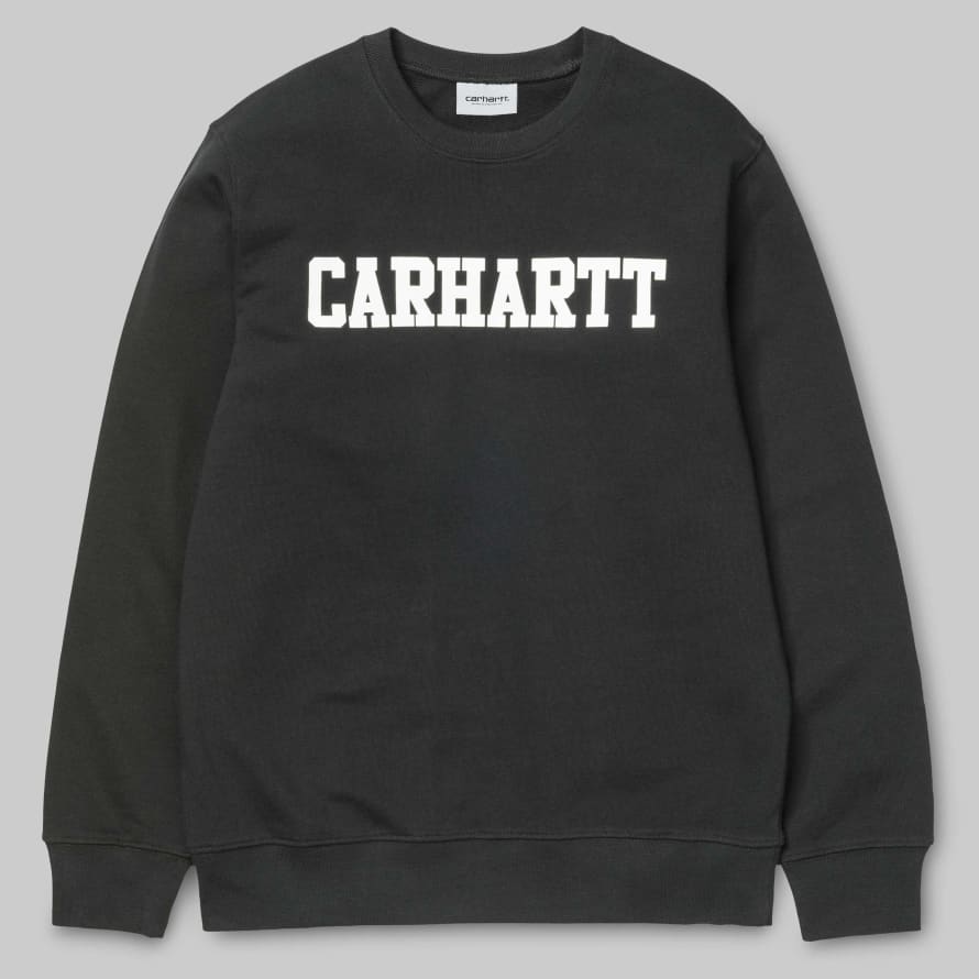 Carhartt Black White College Sweatshirt