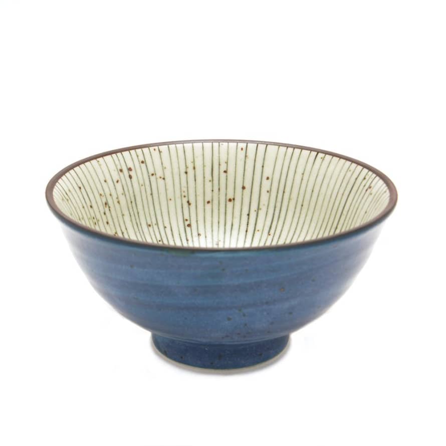 Typhoon Tokusa Glaze Rice Bowl