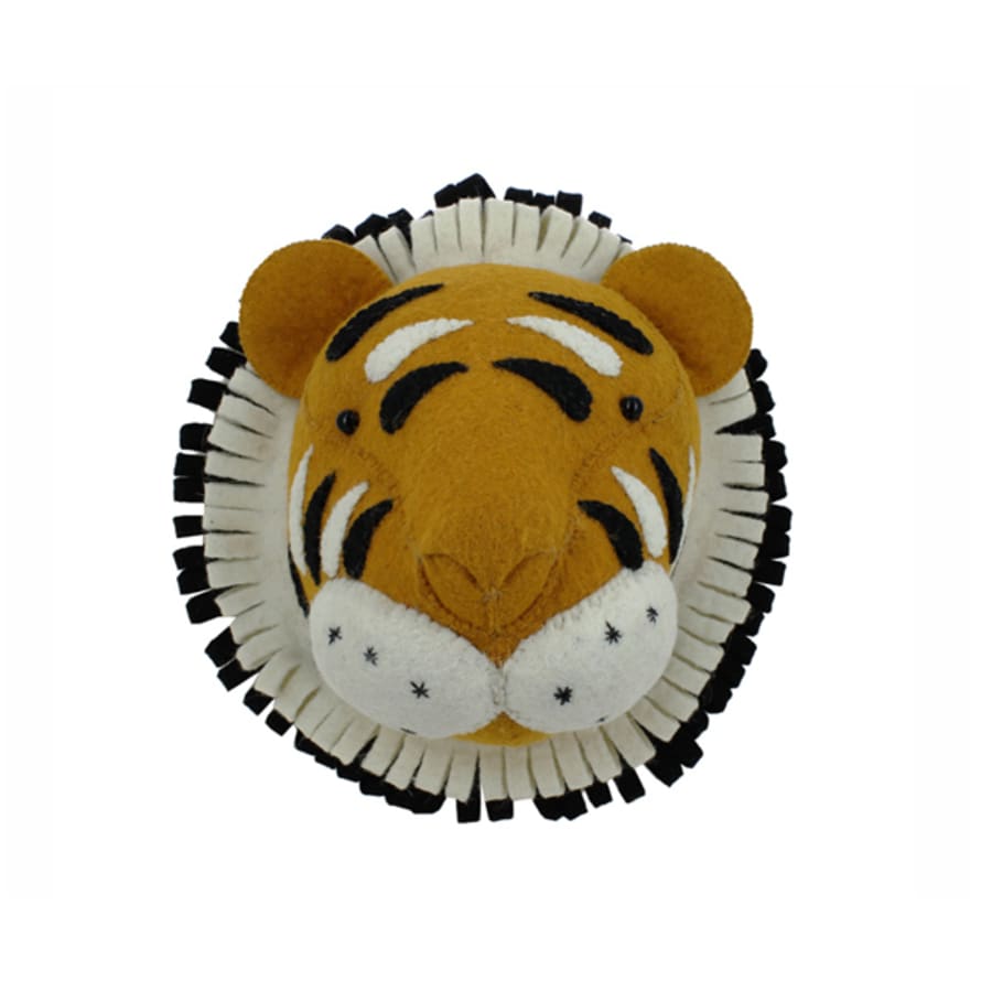 Fiona Walker England Mini Felt Tiger Head