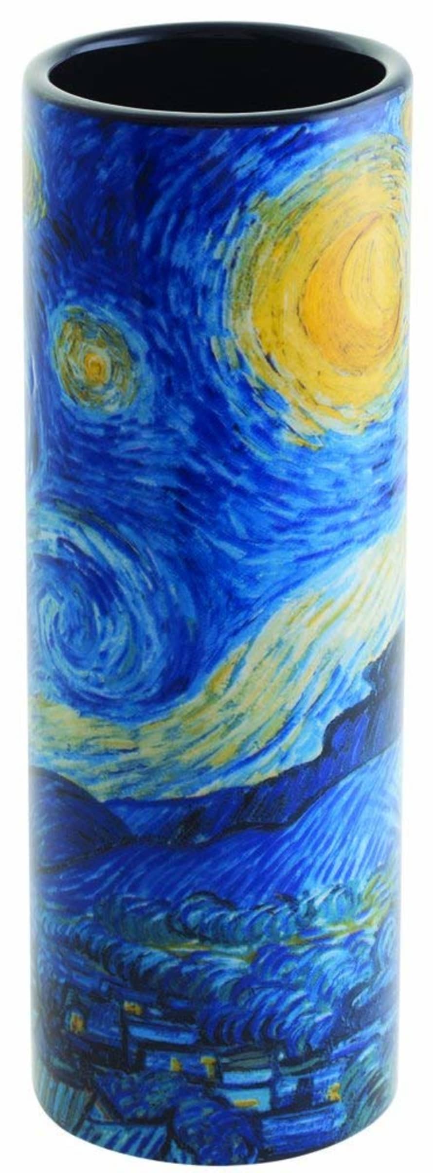 Dartington Crystal John Beswick Small Van Gogh Starry Night Vase