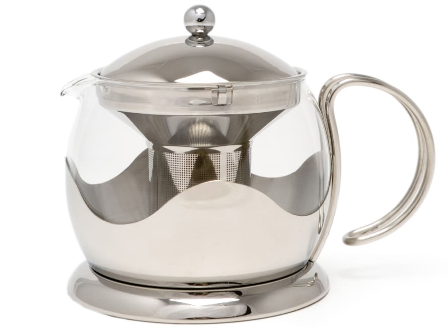 La Cafetiére 1000ml Glass & Stainless Steel Le Teapot 
