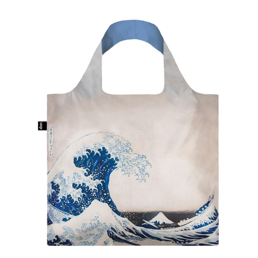 LOQI Hokusai's The Great Wave Tote Bag