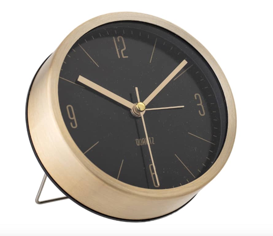 Bloomingville Black Table Clock