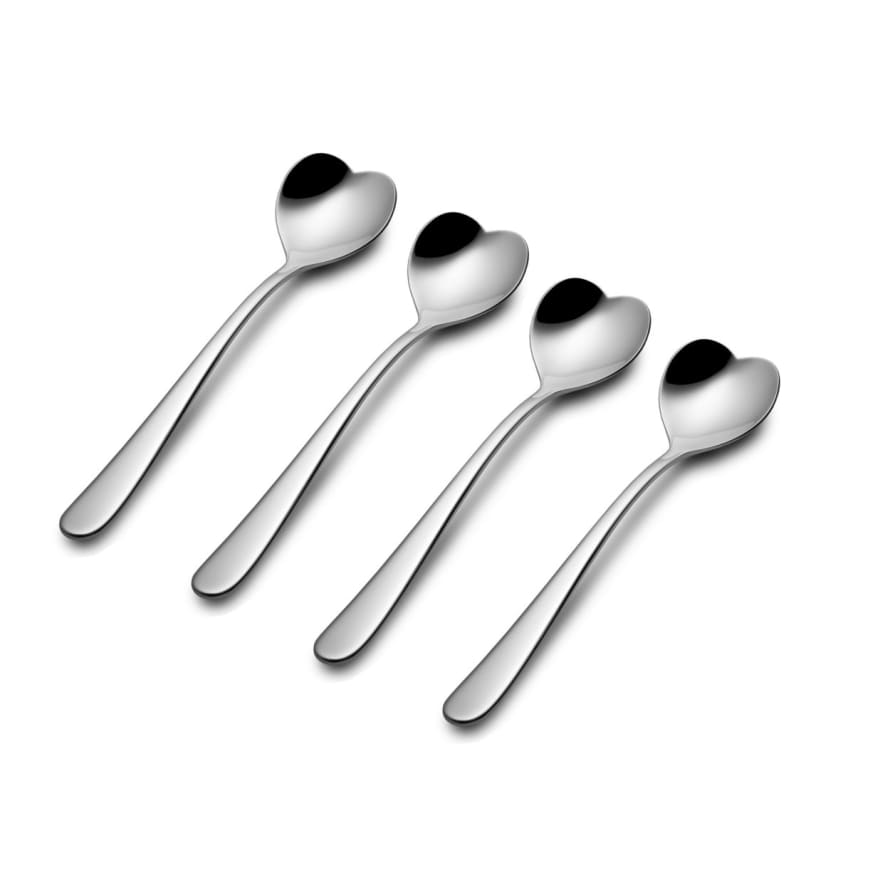 Alessi Love Teaspoons Stainless Steel Set of 4 