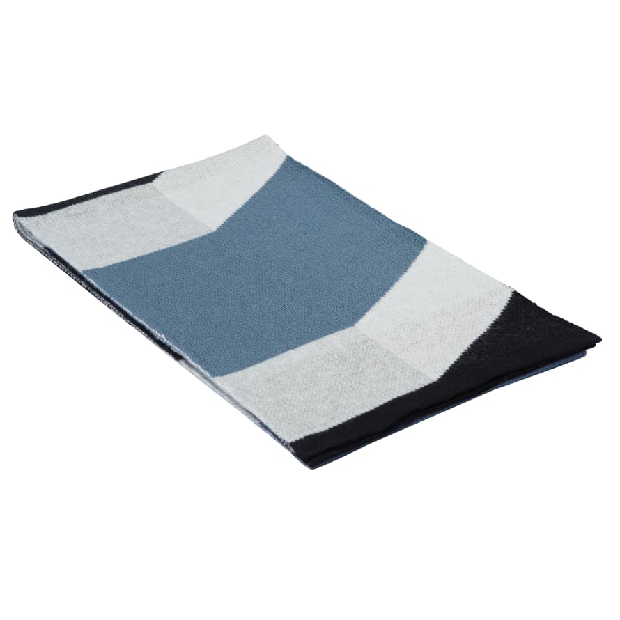 Jennifer Kent Blue Shift Merino Wool Scarf