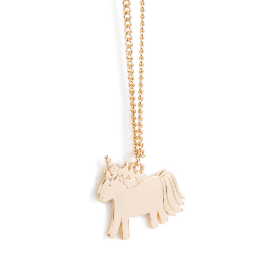 The Happy News Sparkliest Unicorn Babe Necklace