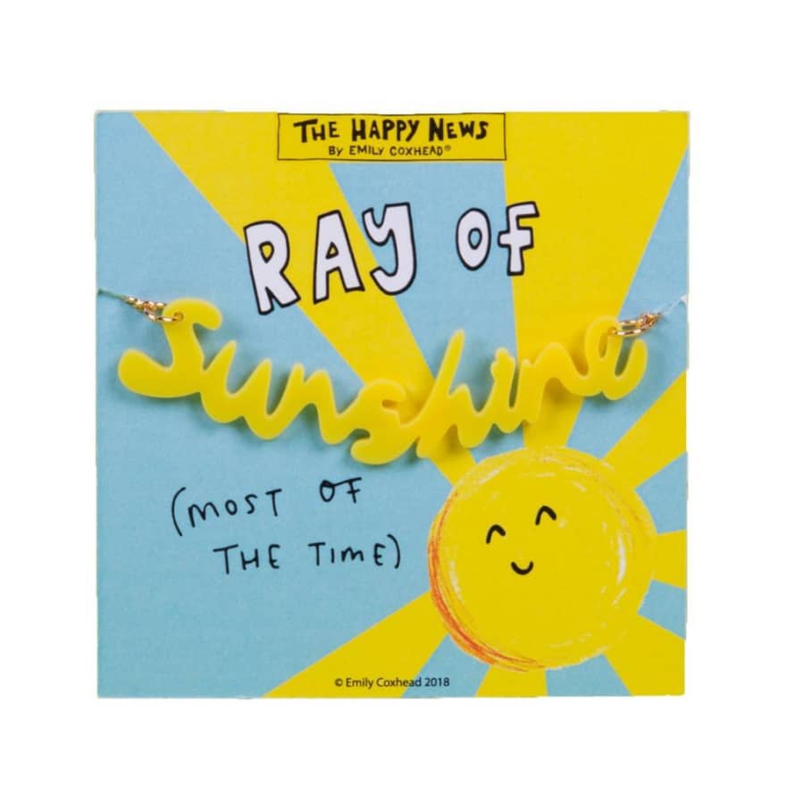 The Happy News Ray of Sunshine Necklace
