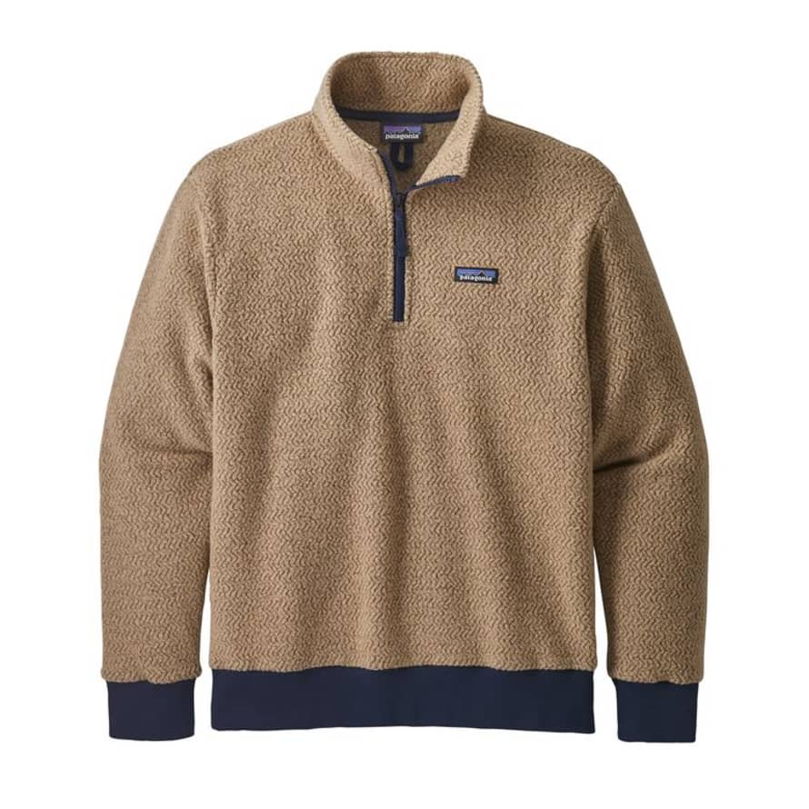 Patagonia Mojave Khaki Woolyester Fleece Pullover 