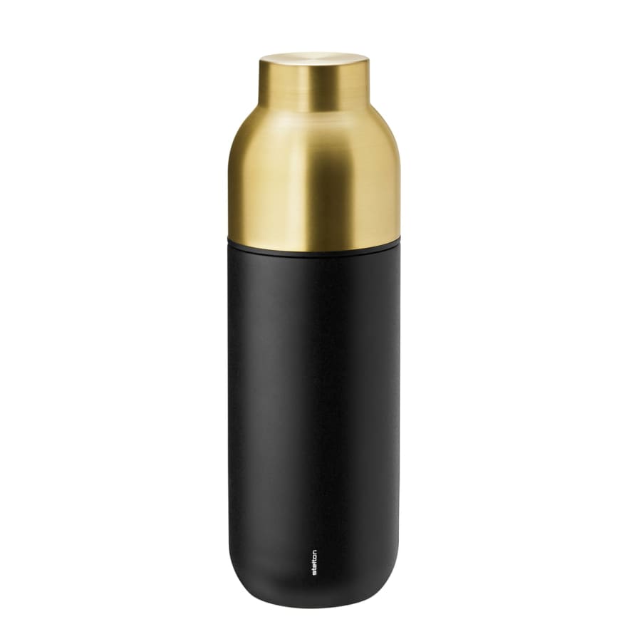 Stelton Black/Gold Colar Thermos Bottle 