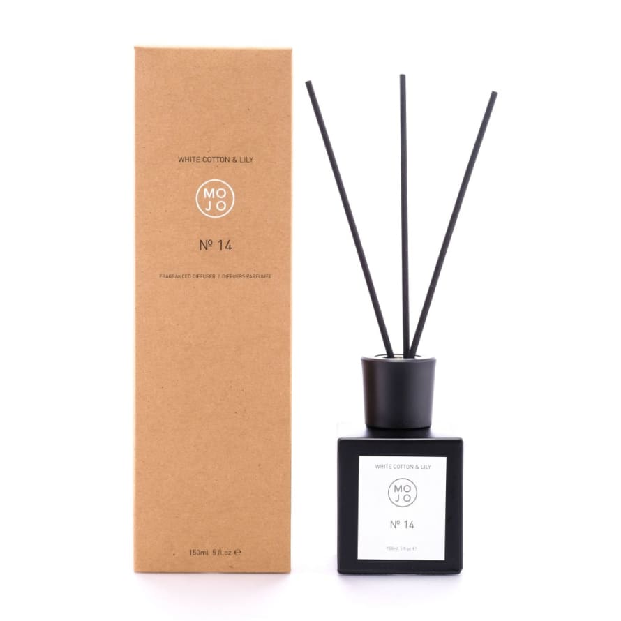 Mojo White Cotton And Lilly Room Diffuser 