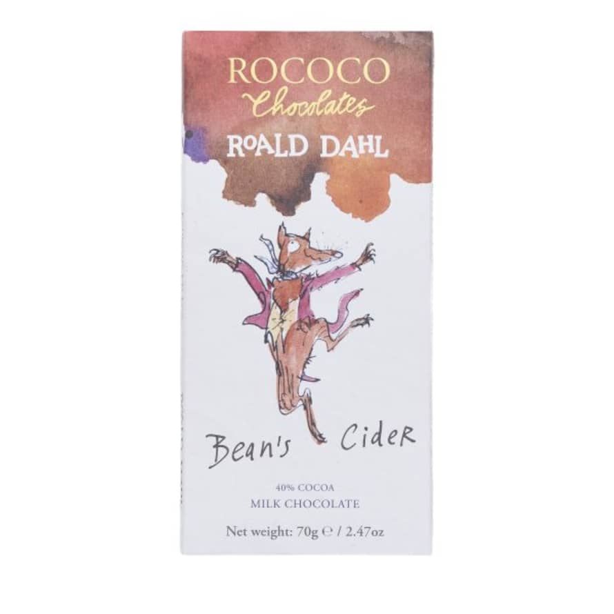 Rococo Chocolates Bean's Cider Milk Chocolate Bar