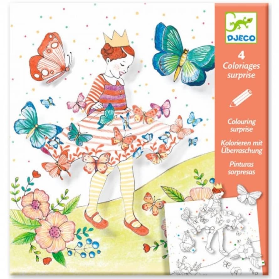 Djeco  Lady Surprises Colouring Book