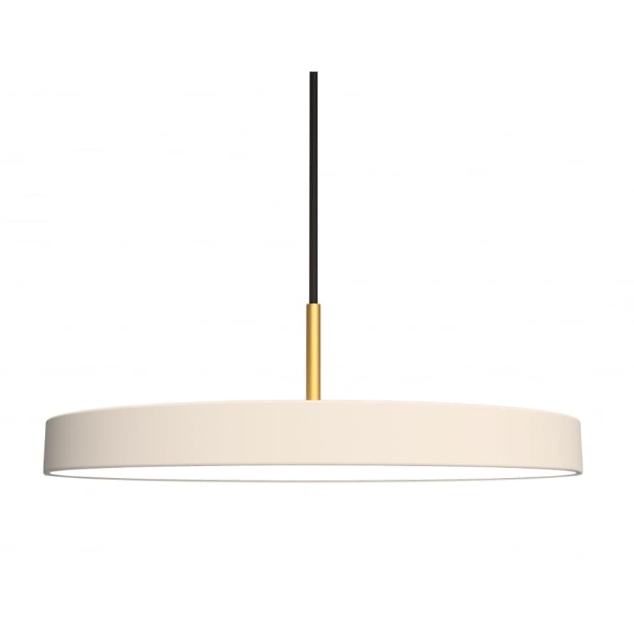 UMAGE Pearl Asteria Pendant Light with Brass Detail
