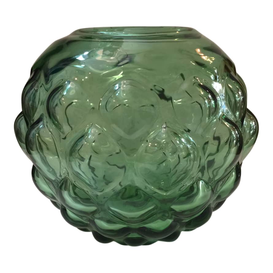 Grand Illusions Green Globe Vase Brassica