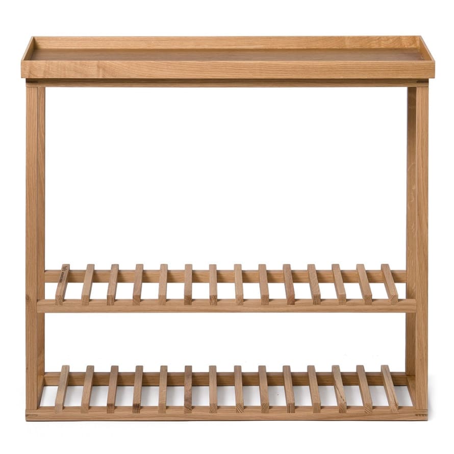 Wireworks Natural Oak Hello Storage Table 