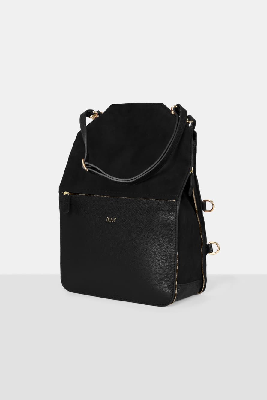 Trouva: Bo Bardi 5in1 Bag - Black with Gold Fittings