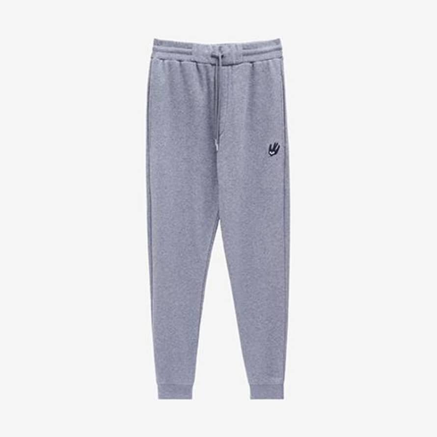 Alexander McQueen  Grey Swallow Badge Sweatpants