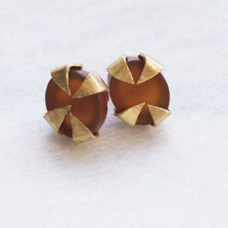 Dassie Artisan Carlinean Java Stud Earrings