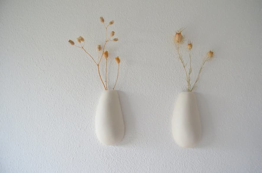 Otchipotchi Long Porcelain Wall Vase