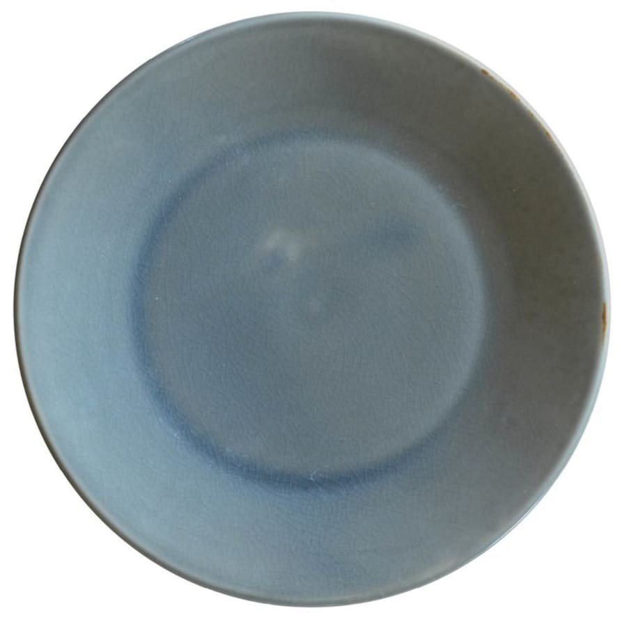 28cm Pure Celadon Blue Plate 