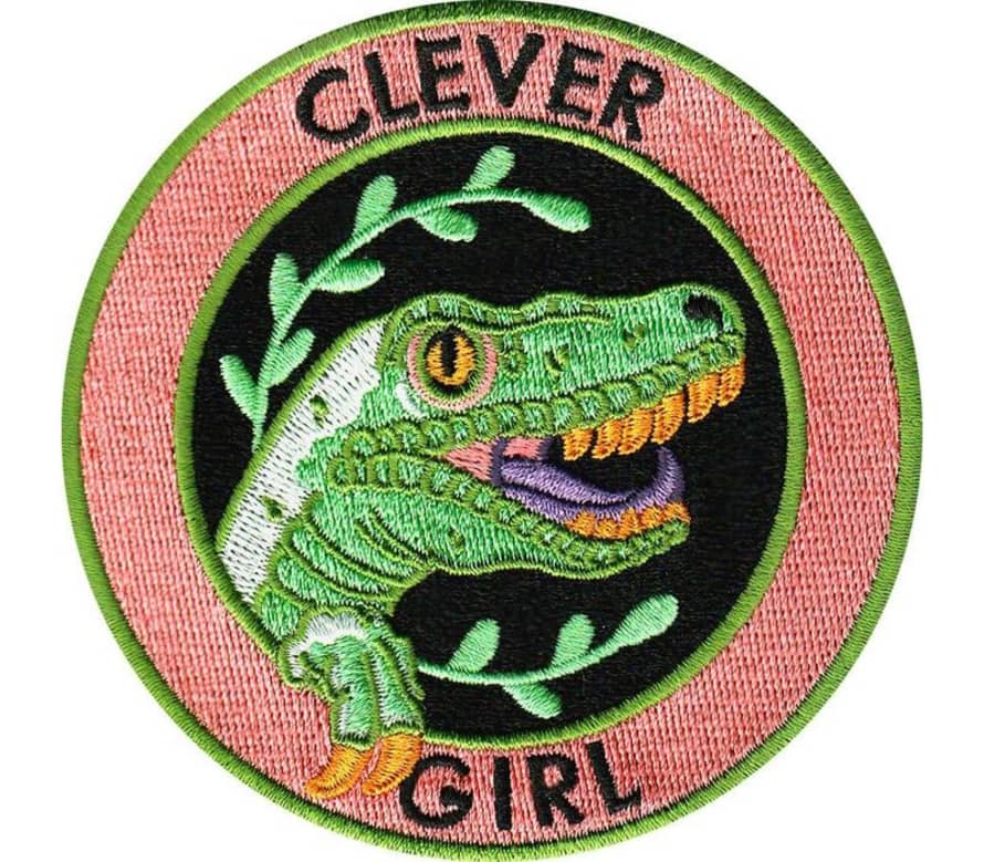 La Barbuda Jurassic Park Clever Girl Iron On Patch