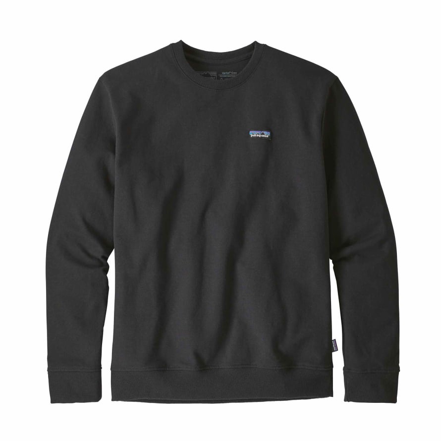 Patagonia Black  P6 Label Uprisal Crew Sweatshirt