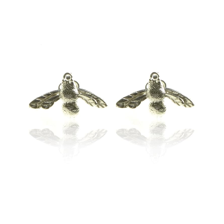 CollardManson 925 Silver Bee Earrings