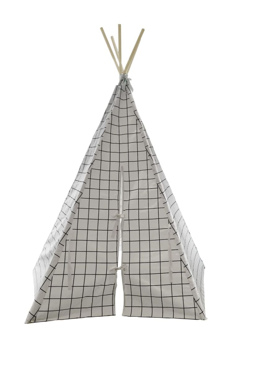 Wildfire Teepees Grid Pattern Teepee With White Trim 