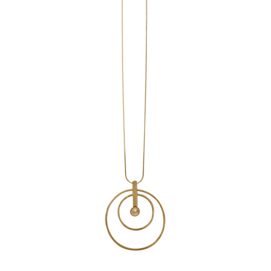 Dansk Smykkekunst Gold Tabitha Universe Necklace 