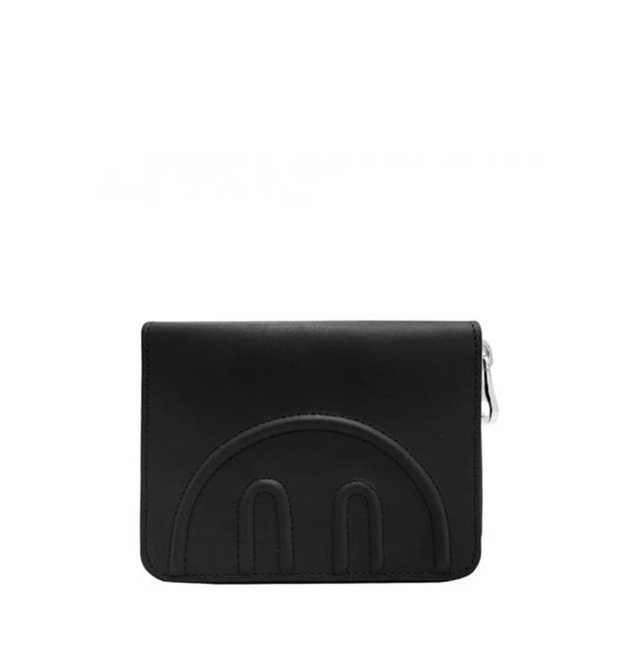 Hill & Friends Liquorice Black Hide And Seek Zip Around Wallet