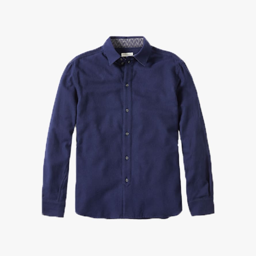 Peregrine Navy Club Shirt 