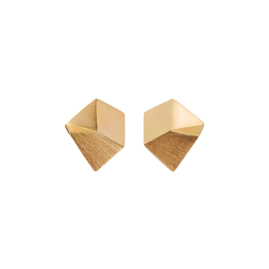 Sofie Lunøe 18kt Gold Mini Flake Ear Studs