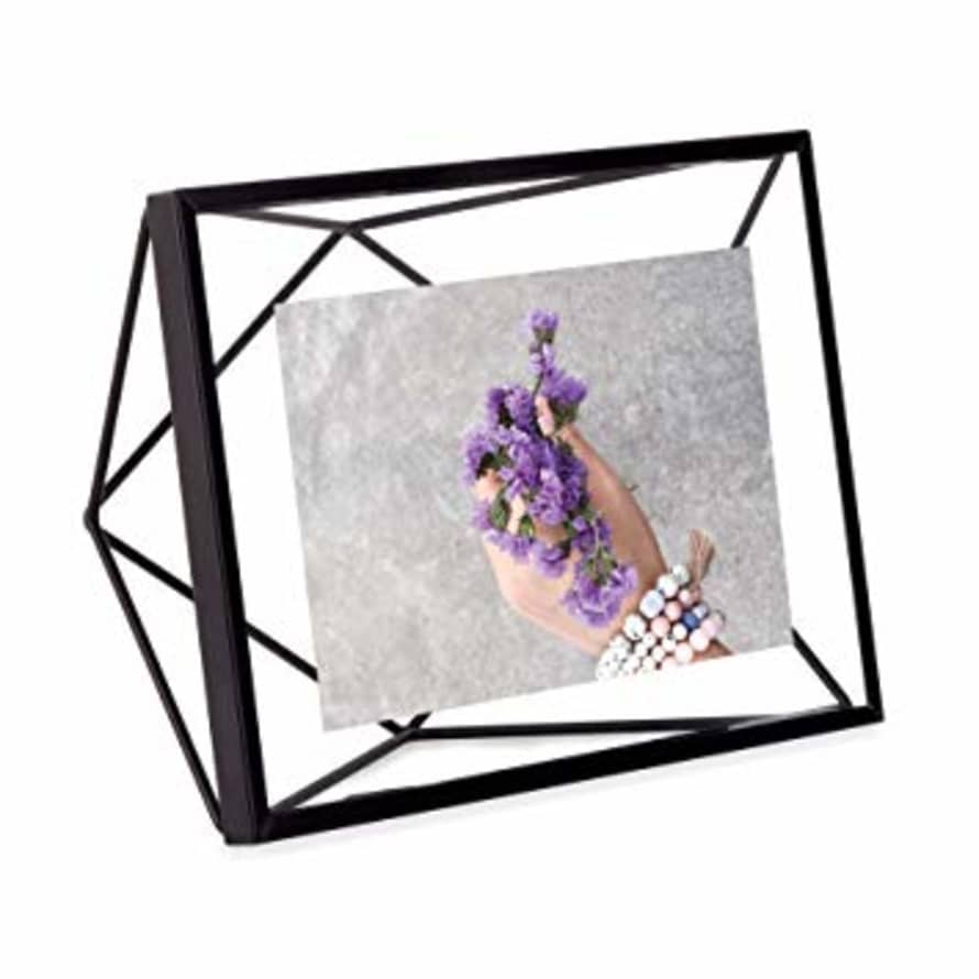 Umbra 4" x 6" Black Prisma Photo Frame