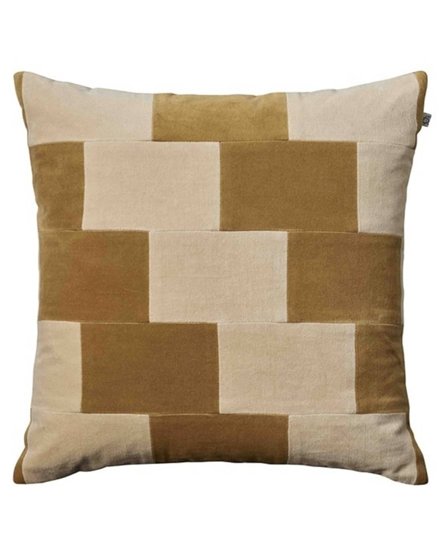 Luma Masala Yellow Velvet Deven Cushion Cover