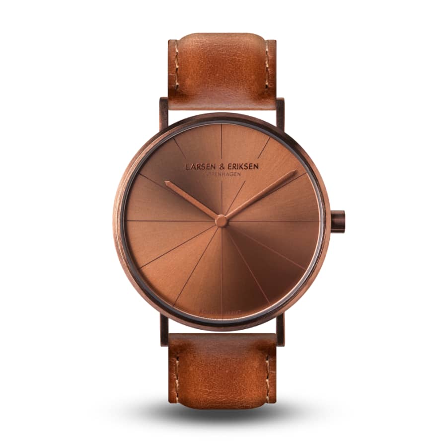 Larsen & Eriksen Copper Brown 37 mm Absalon Watch