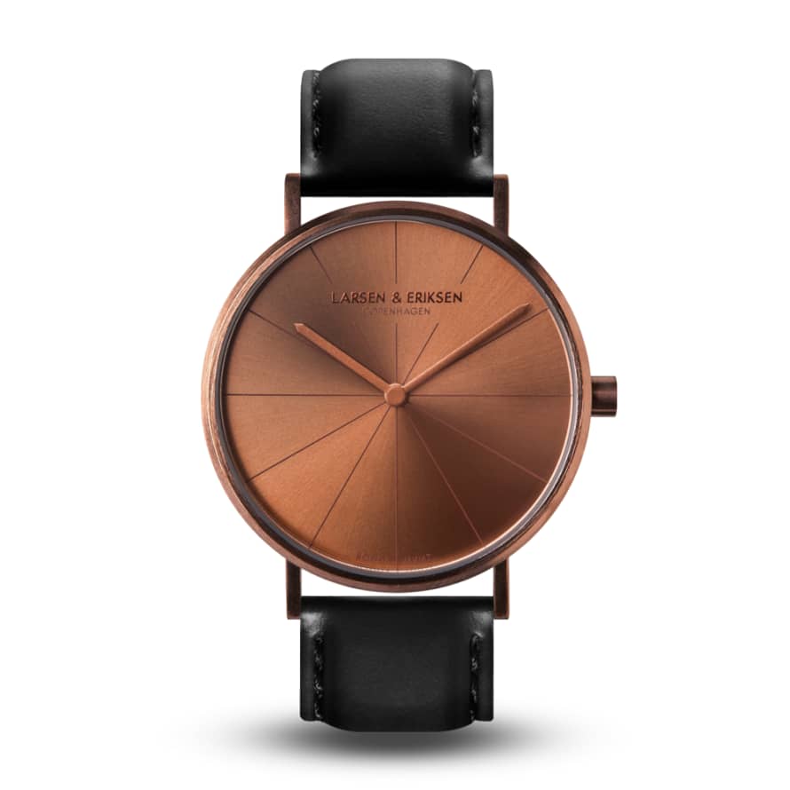 Larsen & Eriksen Copper Black 37 mm Absalon Watch
