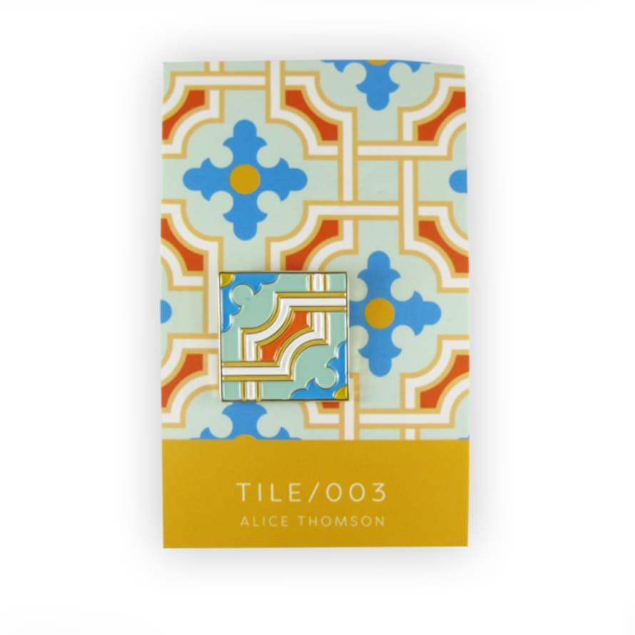 Alice Thomson Tile 003 Pin Badge