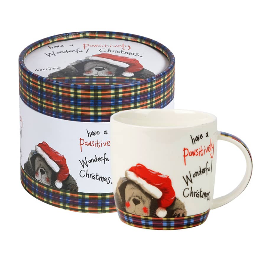 Alex Clark Pawsitively Christmas Mug In Box